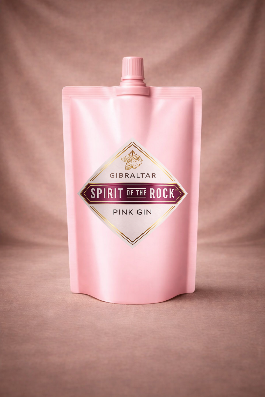 Spirit of The Rock Pink Premium Gin - 50 cl Refill Pouch